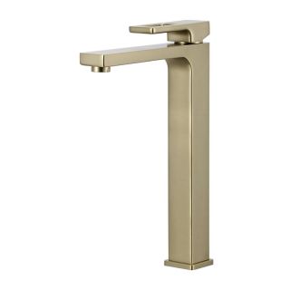 Смеситель для раковины Gappo G1017-32 золотой сатин